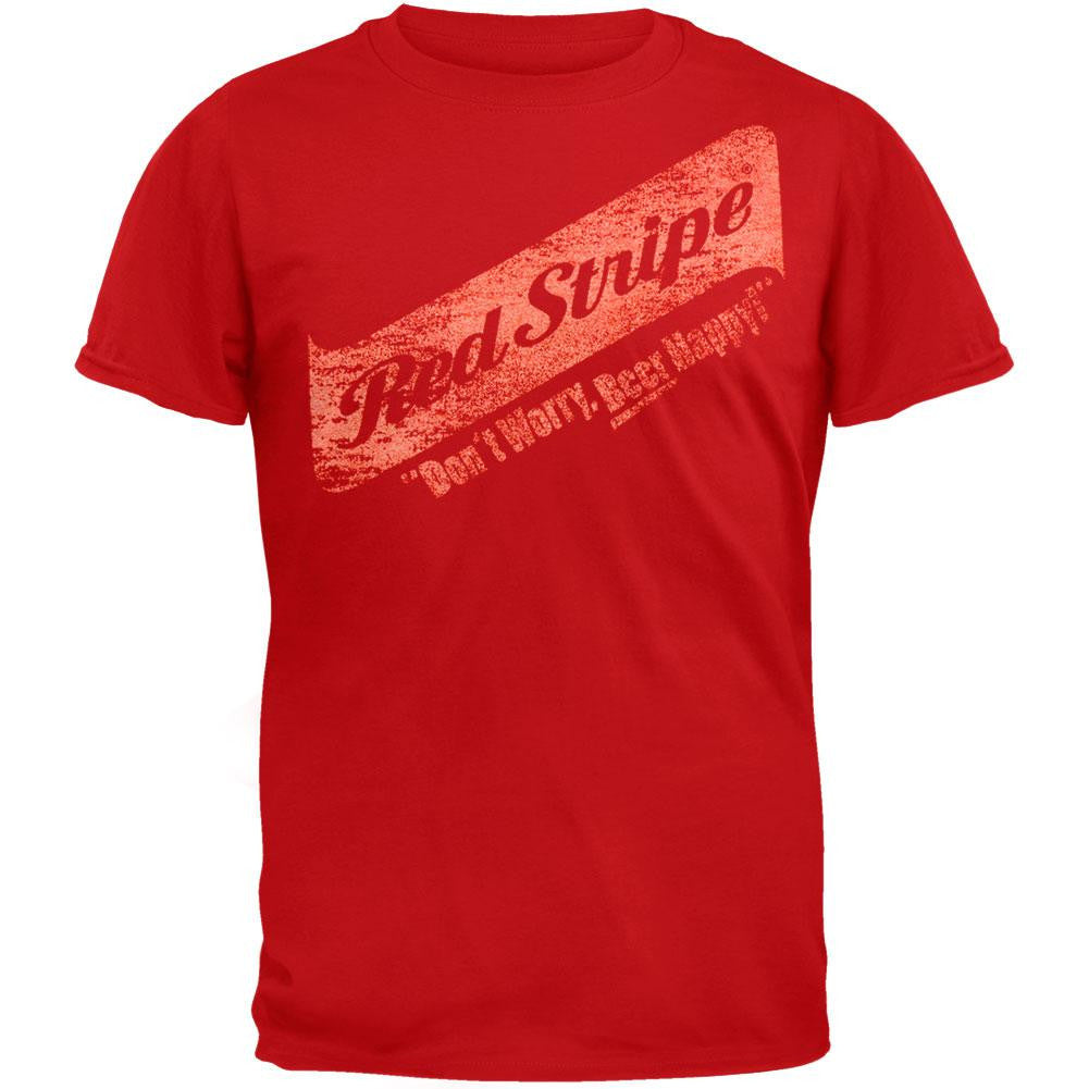 Red Stripe - Beer Happy T-Shirt Men's T-Shirts Red Stripe MD Red