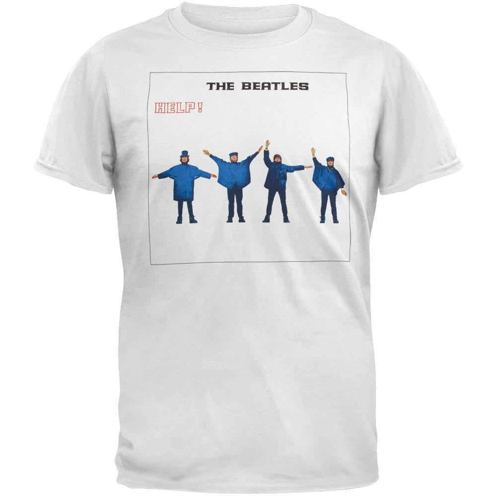 The Beatles - Help T-Shirt Men's T-Shirts The Beatles 2XL White