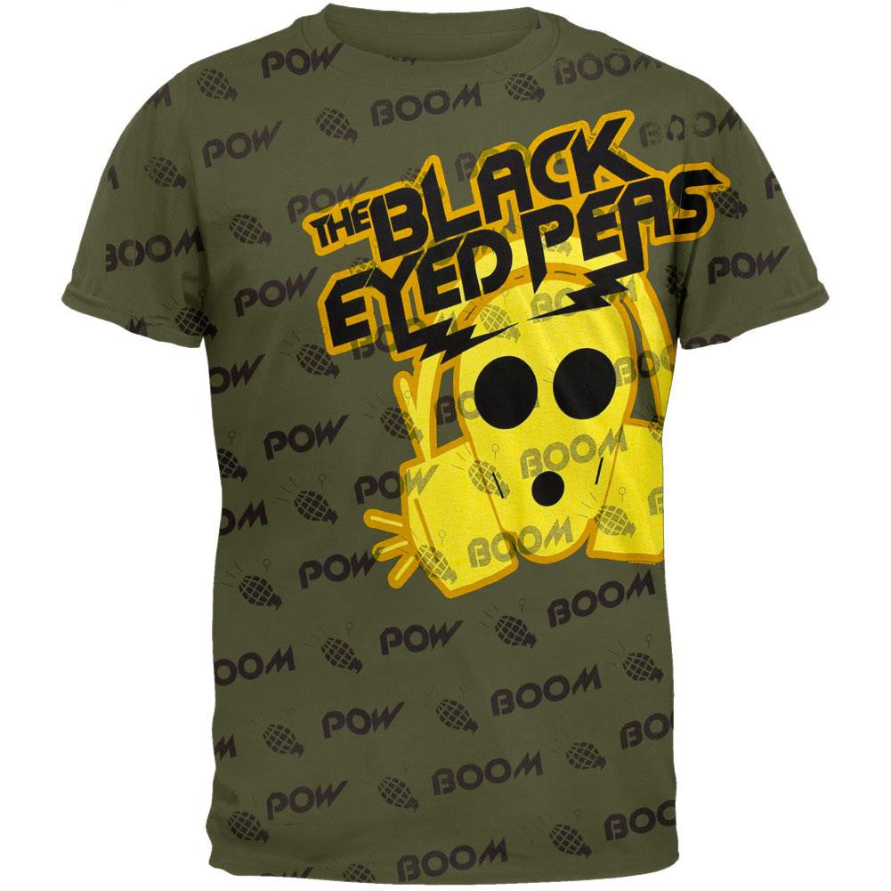 Black Eyed Peas - Rockin To The Beat T-Shirt Men's T-Shirts Black Eyed Peas 2XL Green