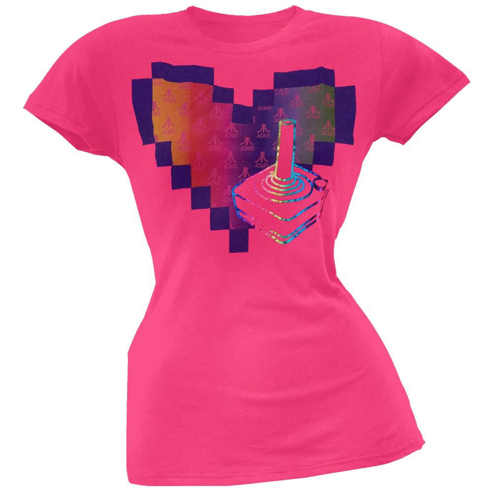 Atari - Joystick Juniors T-Shirt Juniors T-Shirts Atari SM Pink