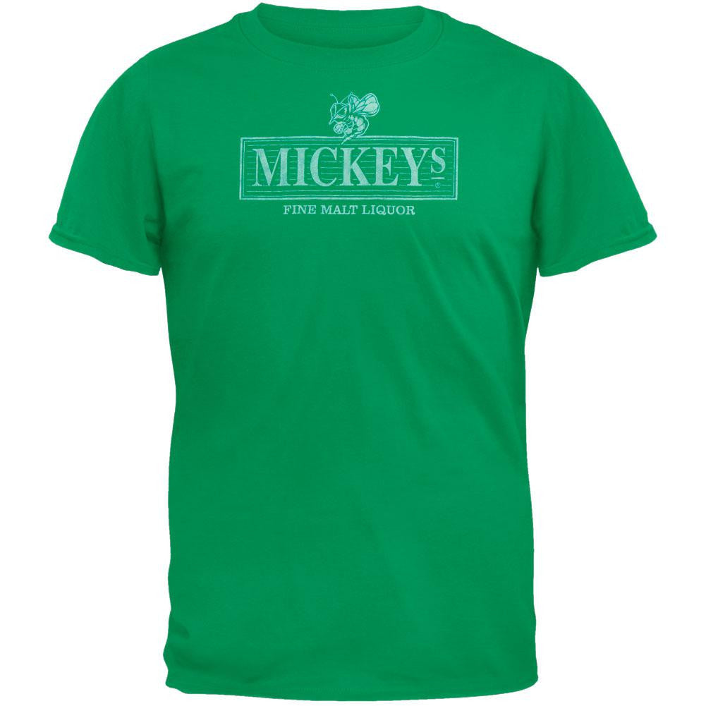 Mickey's - Distressed Logo Soft T-Shirt Men's T-Shirts Mickey's SM Green