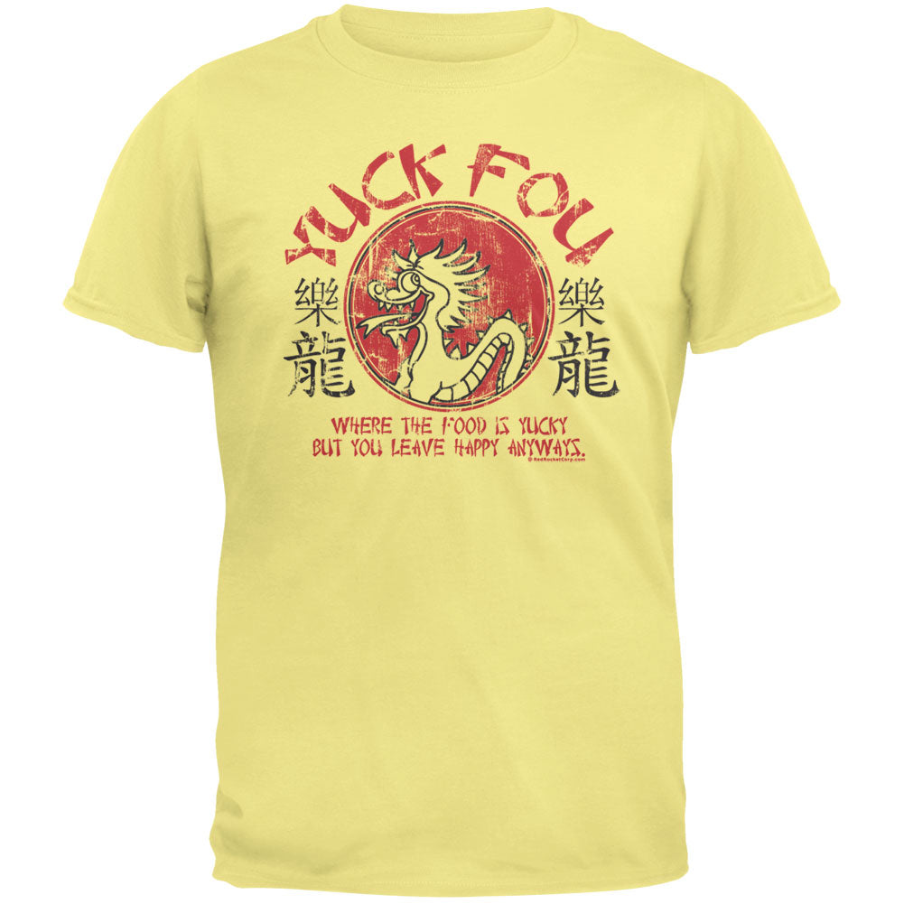 Yuk Fou T-Shirt Men's T-Shirts Old Glory 2XL Yellow