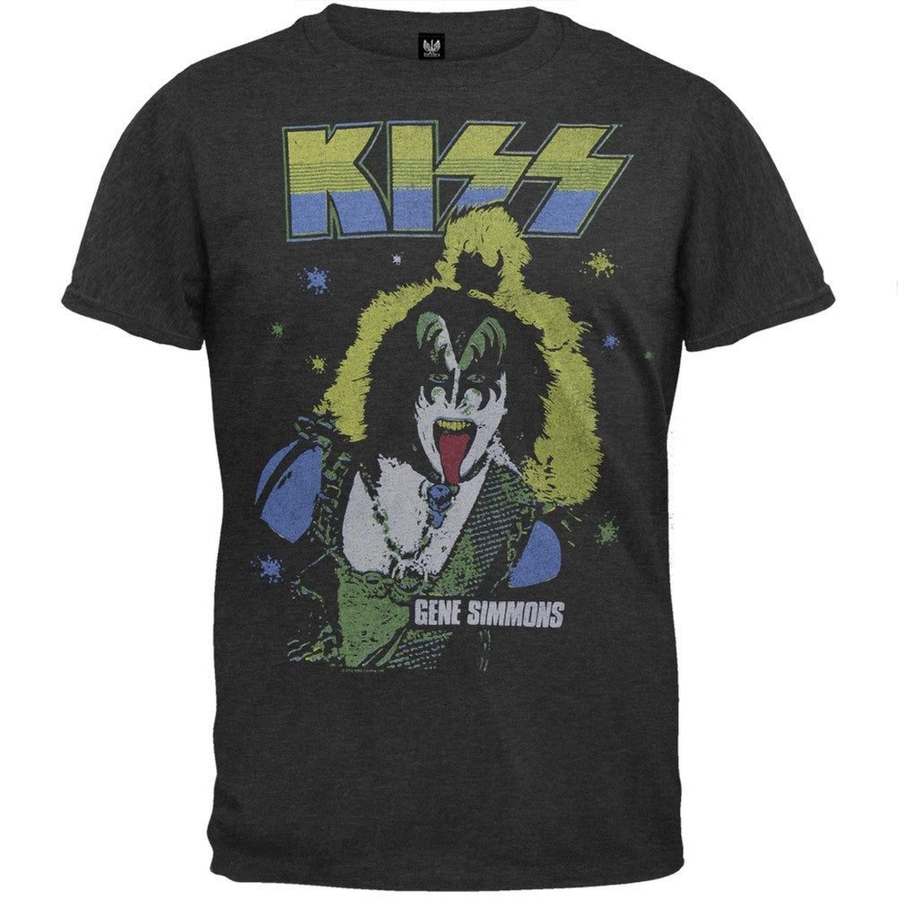 Kiss - Gene Simmons Soft T-Shirt Men's T-Shirts Kiss SM Black
