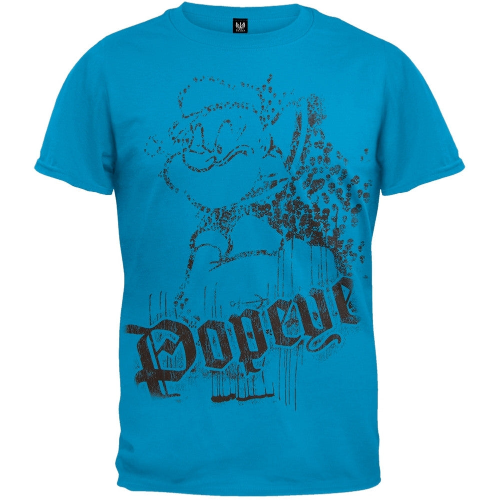 Popeye - Skulls T-Shirt Men's T-Shirts Popeye 2XL Blue