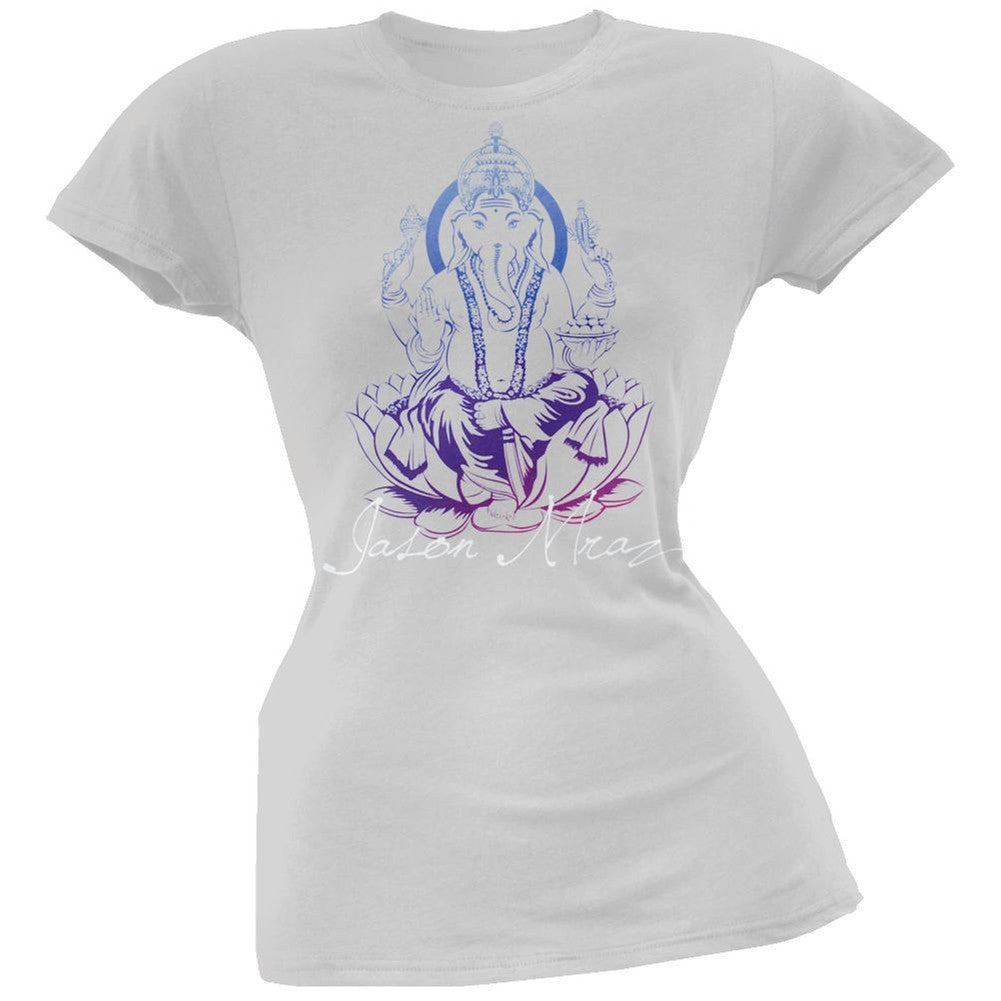 Jason Mraz - Ganesh Organic Juniors T-Shirt Juniors T-Shirts Jason Mraz MD Grey