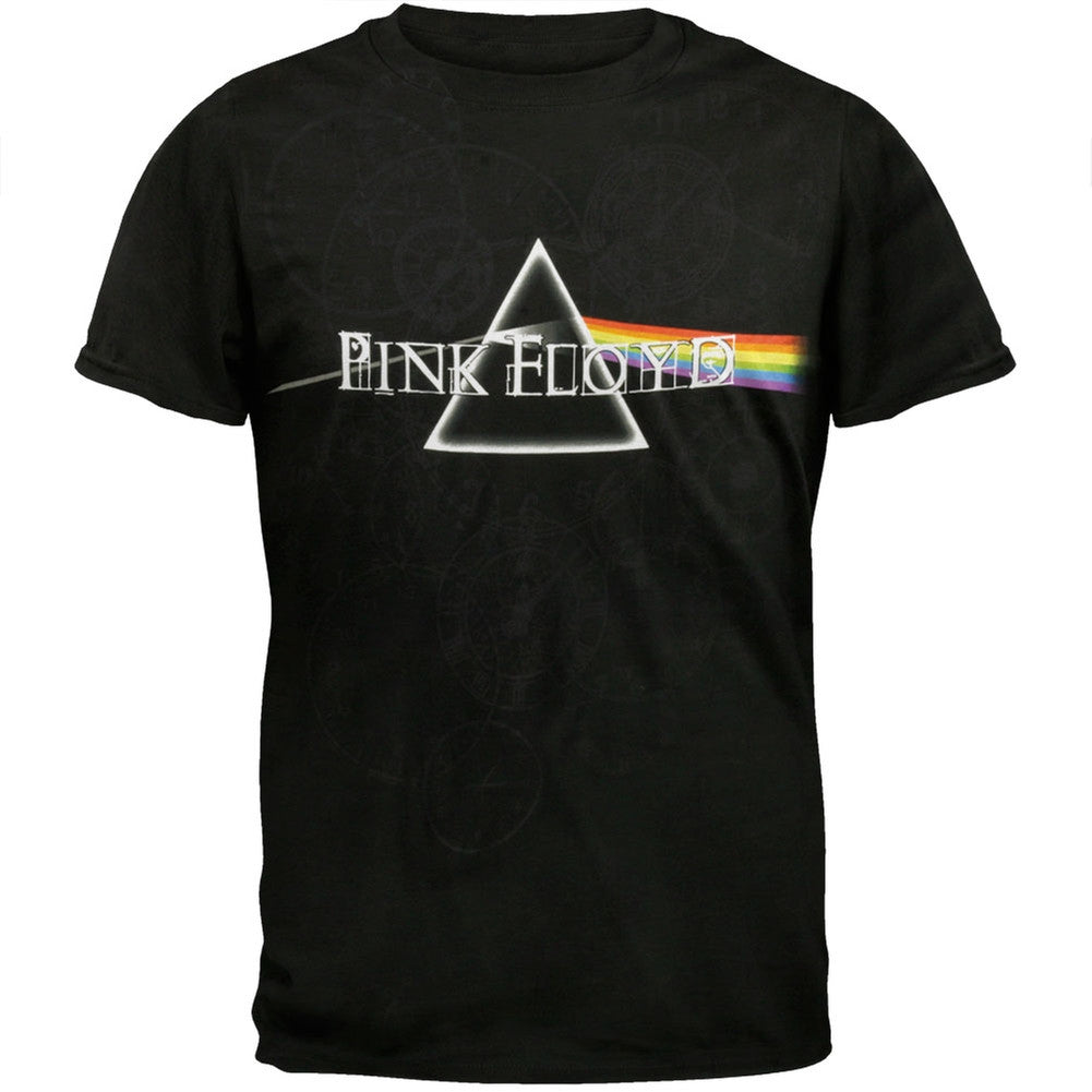 Pink Floyd - Time Soft T-Shirt Men's T-Shirts Pink Floyd 2XL Black