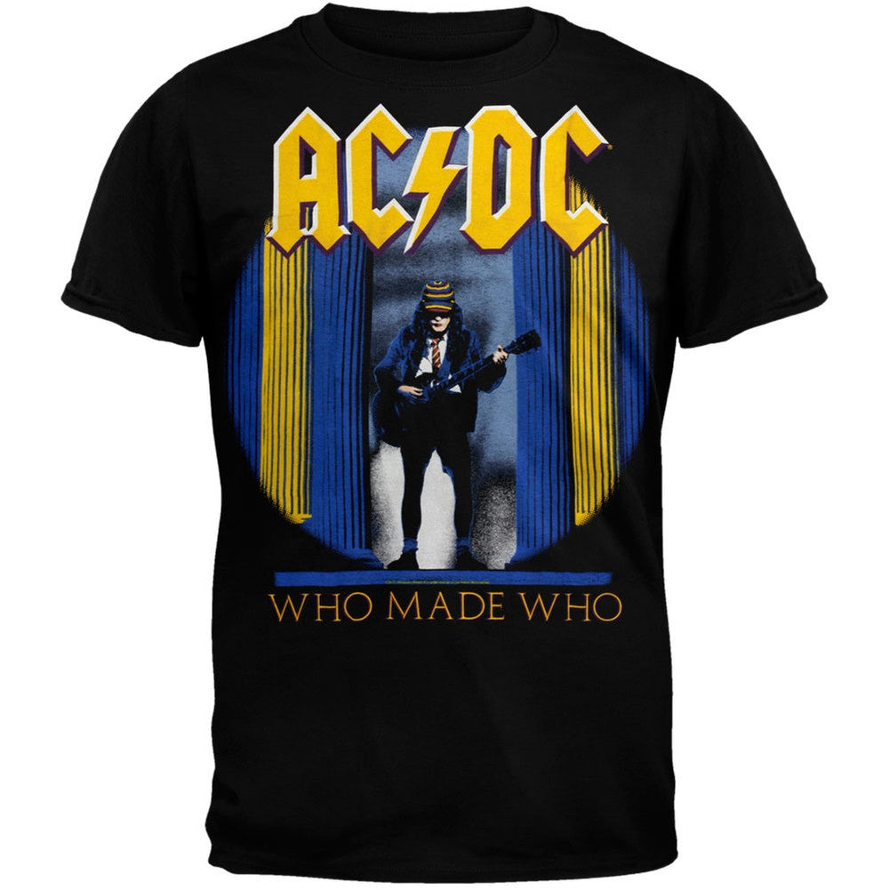 AC/DC - Circle Who Made Who T-Shirt Men's T-Shirts AC/DC SM Black
