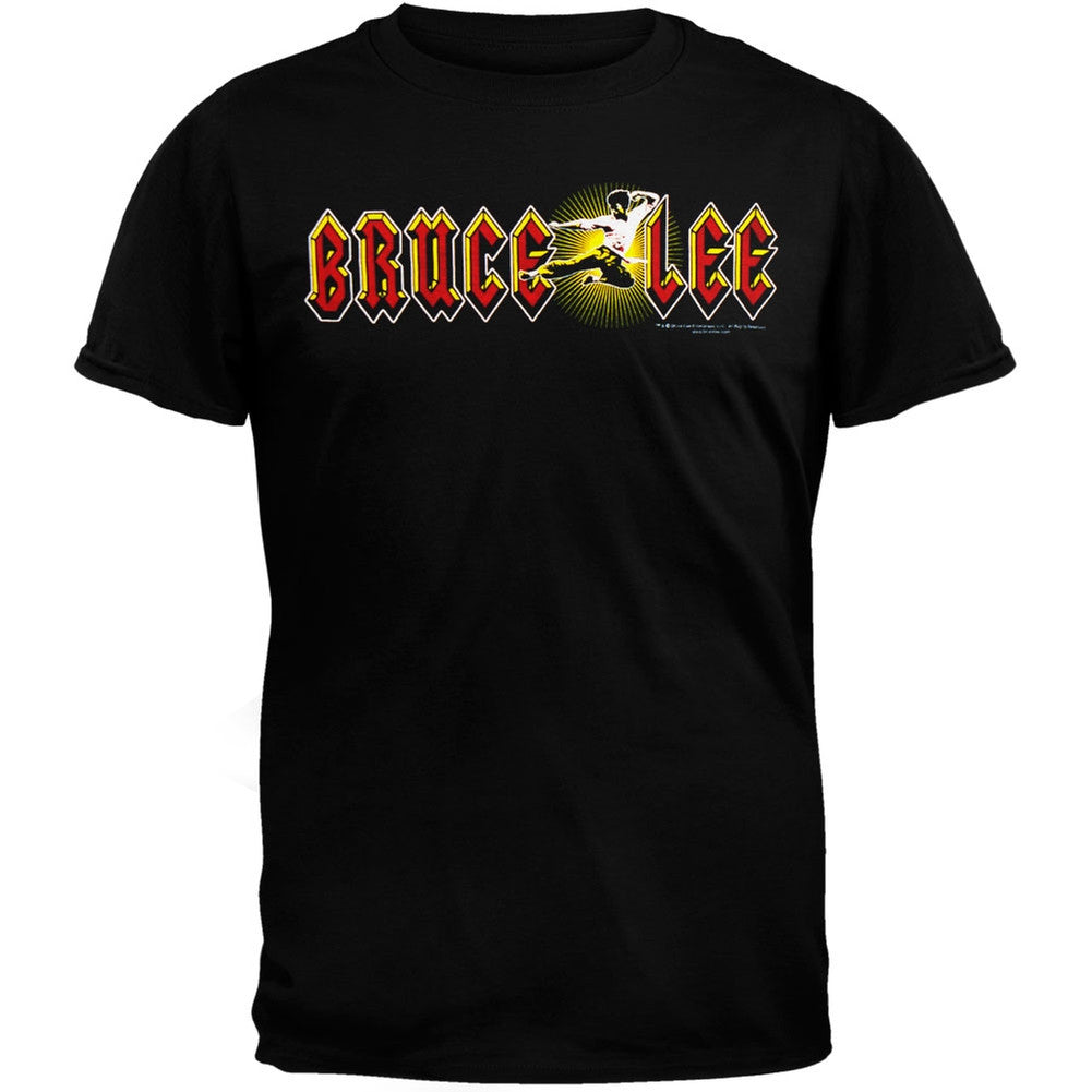 Bruce Lee - Leap Soft T-Shirt Men's T-Shirts Bruce Lee SM Black
