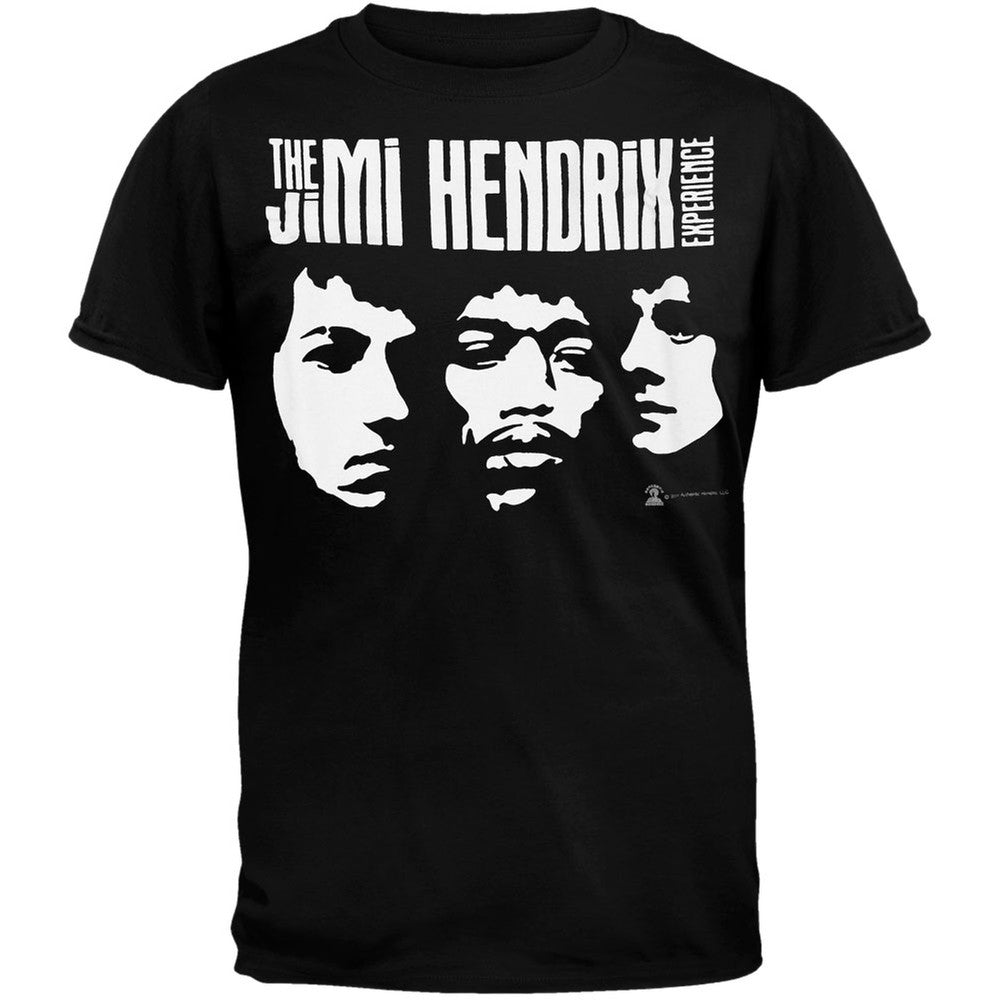 Jimi Hendrix - Group Shot T-Shirt Men's T-Shirts Jimi Hendrix SM Black