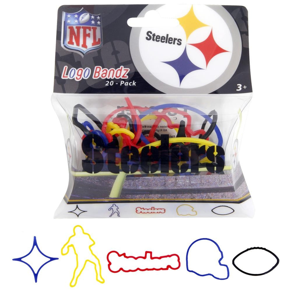 Pittsburgh Steelers - Icons Logo Bandz Silly Bandz Old Glory OS Multicoloured