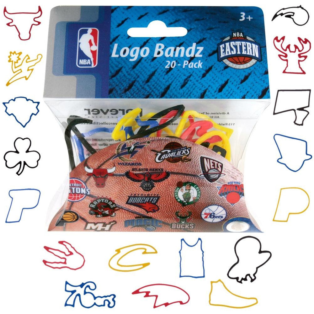 NBA - Eastern Conference Teams Logo Bandz Silly Bandz Old Glory OS Colorless