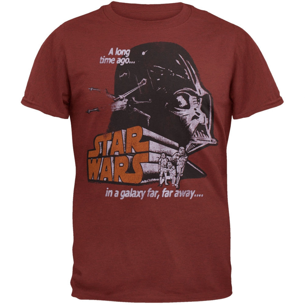 Star Wars - Vader Profile Soft T-Shirt Men's T-Shirts Star Wars SM Red