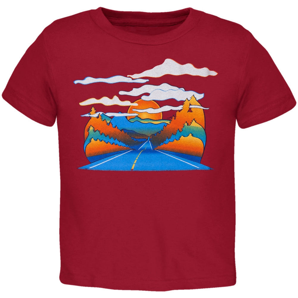 Little Hippie - Beautiful Buzz Red Toddler T-Shirt Toddler T-Shirts Little Hippie