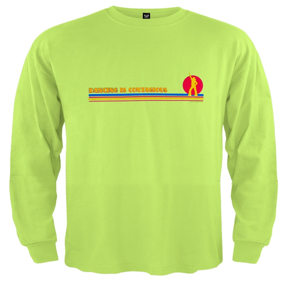 Little Hippie - Dancing Is Contagious Light Green Toddler Long Sleeve T-Shirt Toddler Long Sleeves Little Hippie
