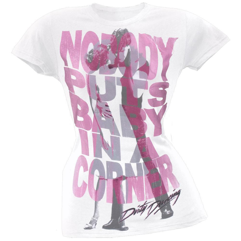 Dirty Dancing - Big Baby Juniors T-Shirt Juniors T-Shirts Dirty Dancing LG White