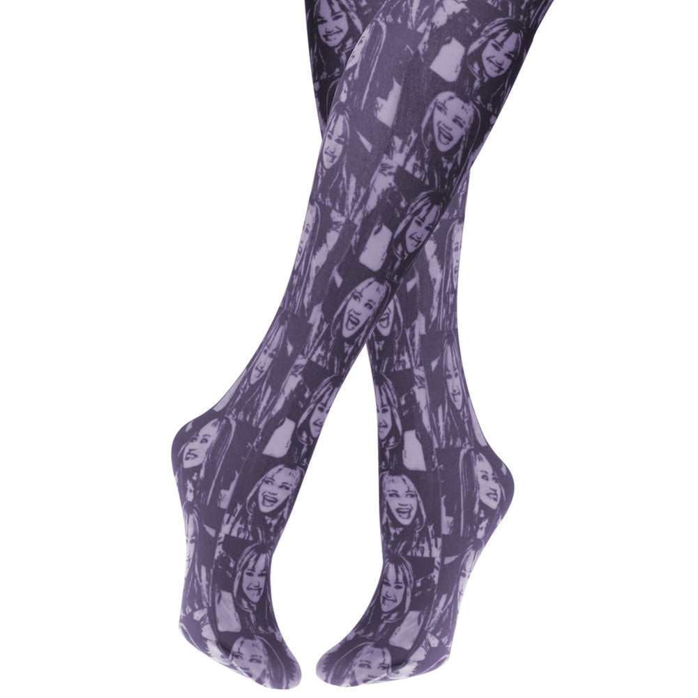 Hannah Montana - Collage Black Girls Fashion Tights Youth Tights Hannah Montana 10 Black
