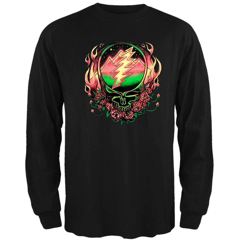 Grateful Dead - Scarlet SYF Black Adult Long Sleeve T-Shirt Men's Long Sleeves Grateful Dead MD Black
