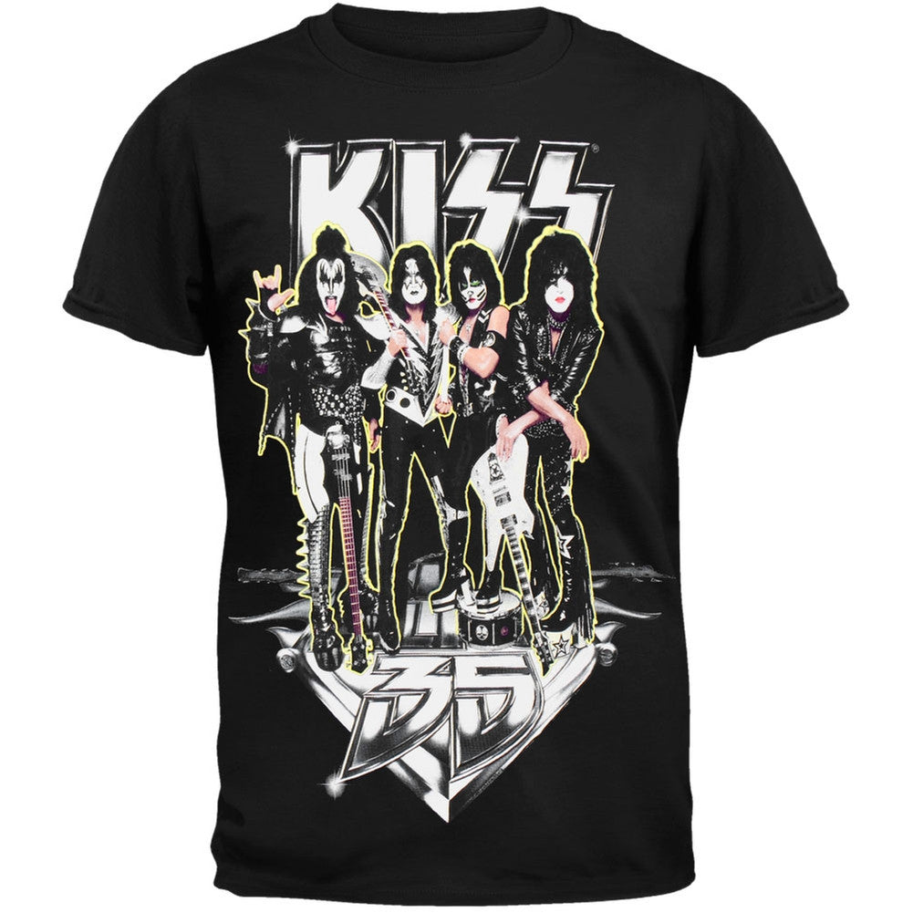 Kiss - Never Enough T-Shirt Men's T-Shirts Kiss SM Black