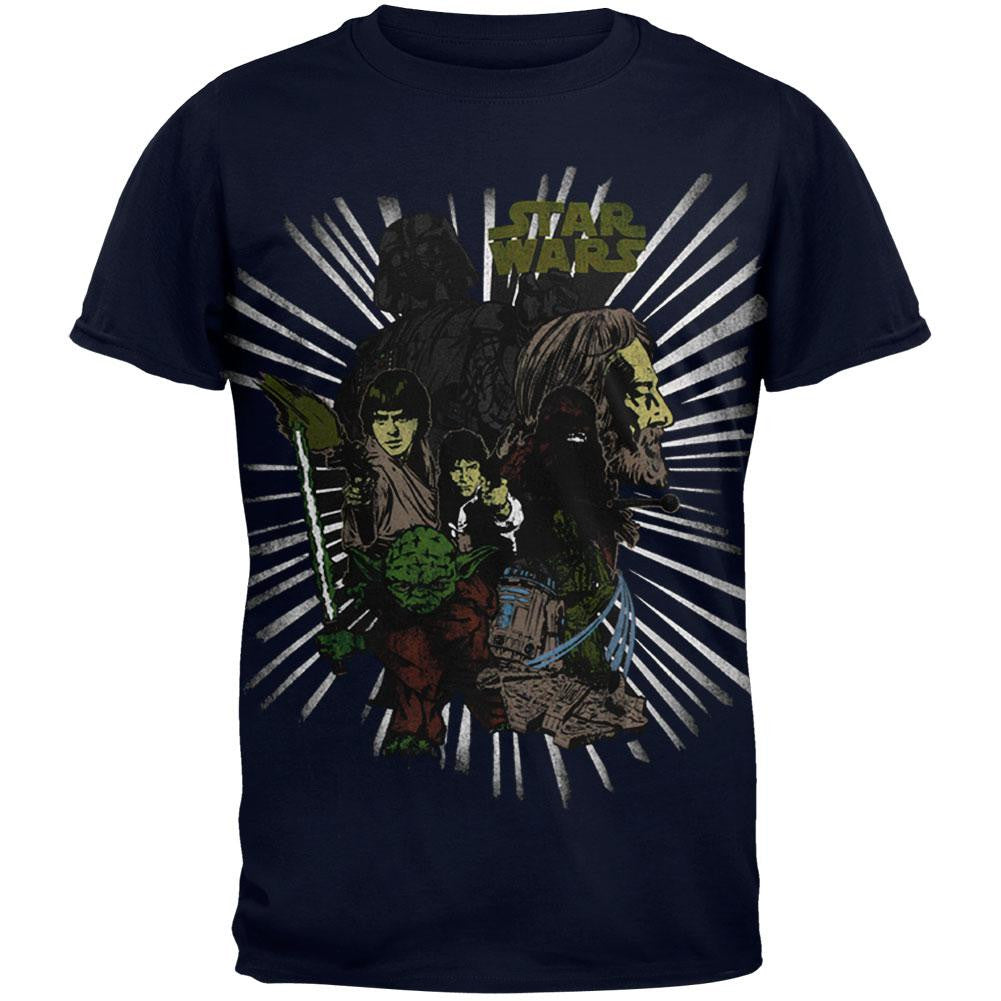 Star Wars - Ray Of Light Youth T-Shirt Youth T-Shirts Star Wars XL Blue