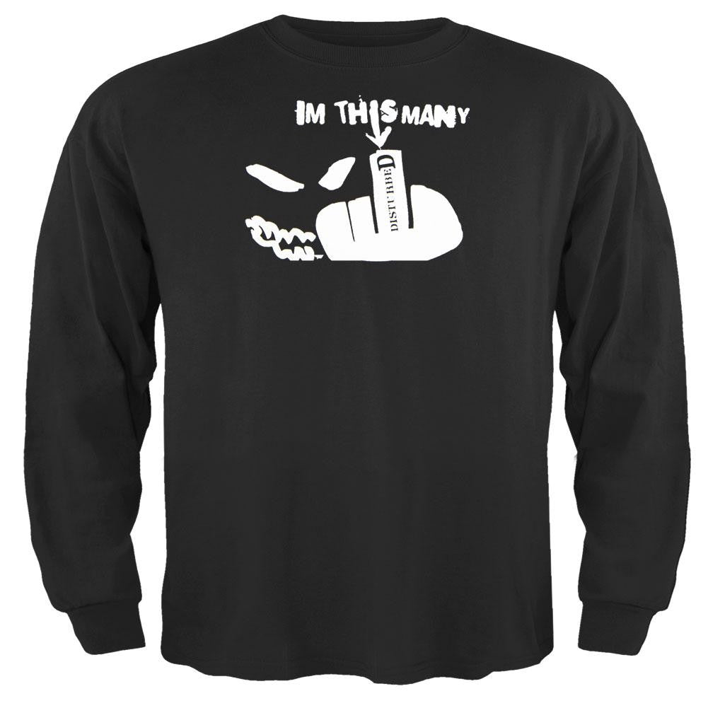 Disturbed - This Many Toddler Long Sleeve T-Shirt Toddler Long Sleeves Disturbed 2T Black