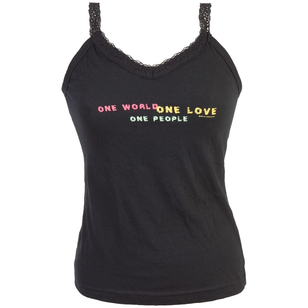 One World Juniors Tank Top Juniors Tank Tops Little Hippie LG Black