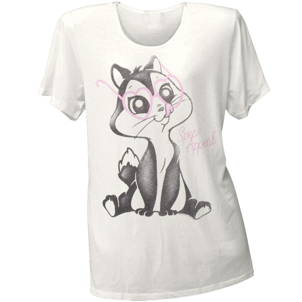 Looney Tunes - Specs Appeal Juniors T-Shirt Juniors T-Shirts Looney Tunes LG White