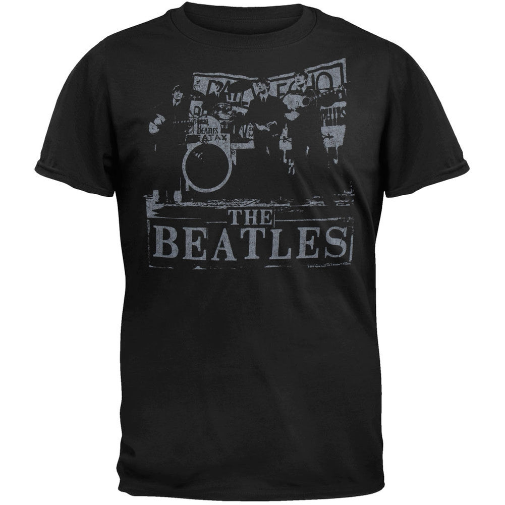 The Beatles - Live Soft T-Shirt Men's T-Shirts The Beatles SM Black