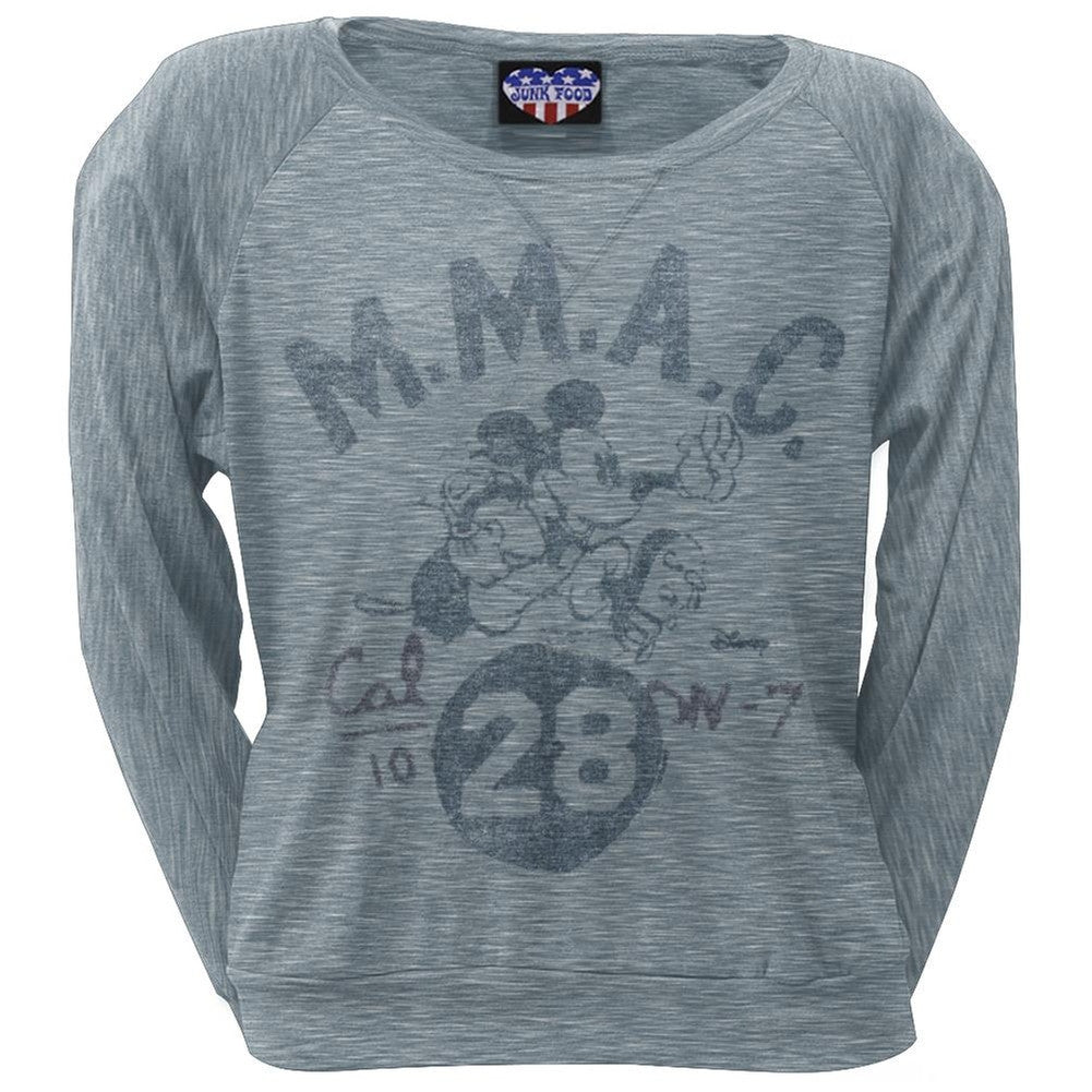 Mickey Mouse - MMAC Juniors Long Sleeve T-Shirt Juniors Long Sleeves Mickey Mouse LG Light Blue