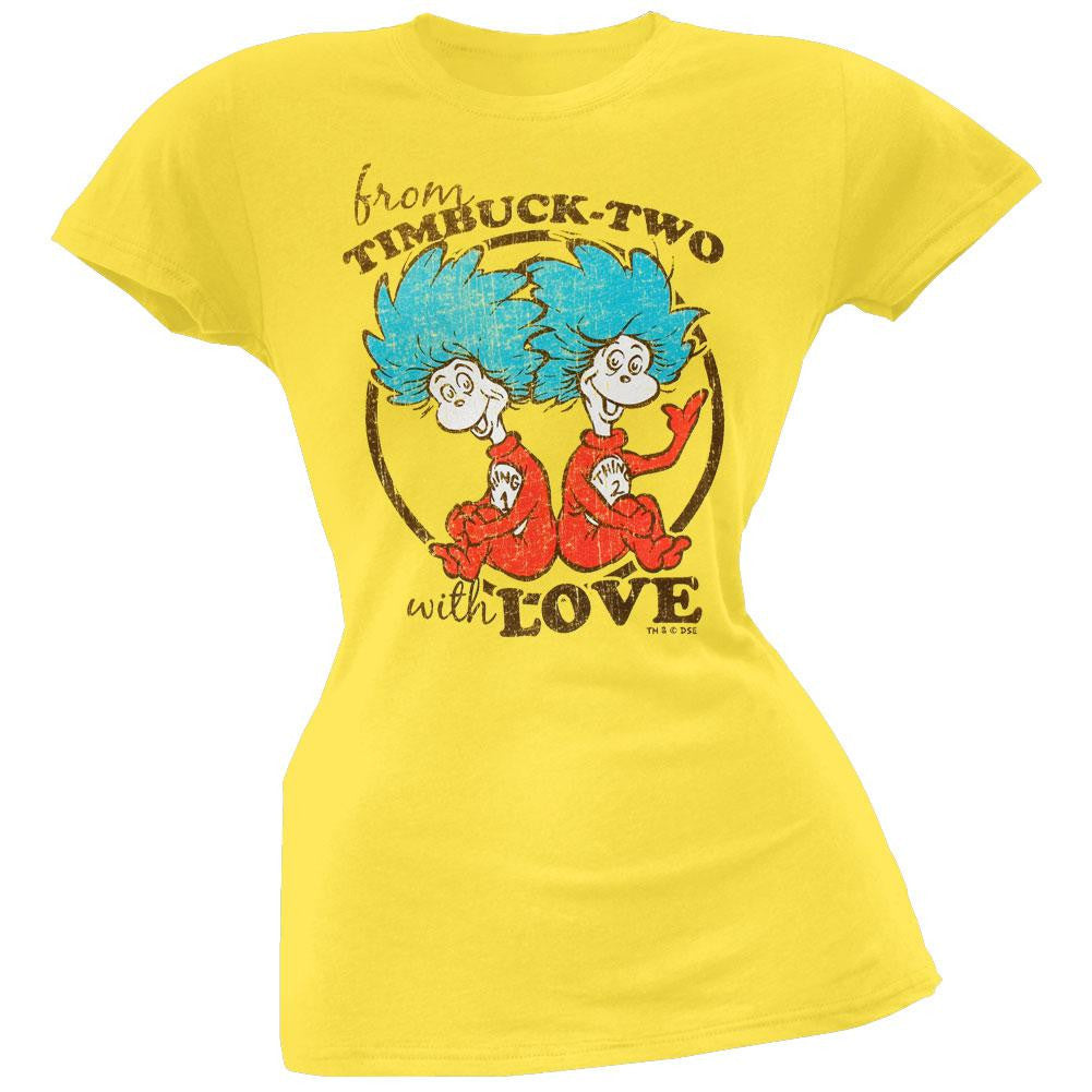 Dr. Seuss - Timbucktwo Juniors T-Shirt Juniors T-Shirts Dr. Seuss SM Yellow