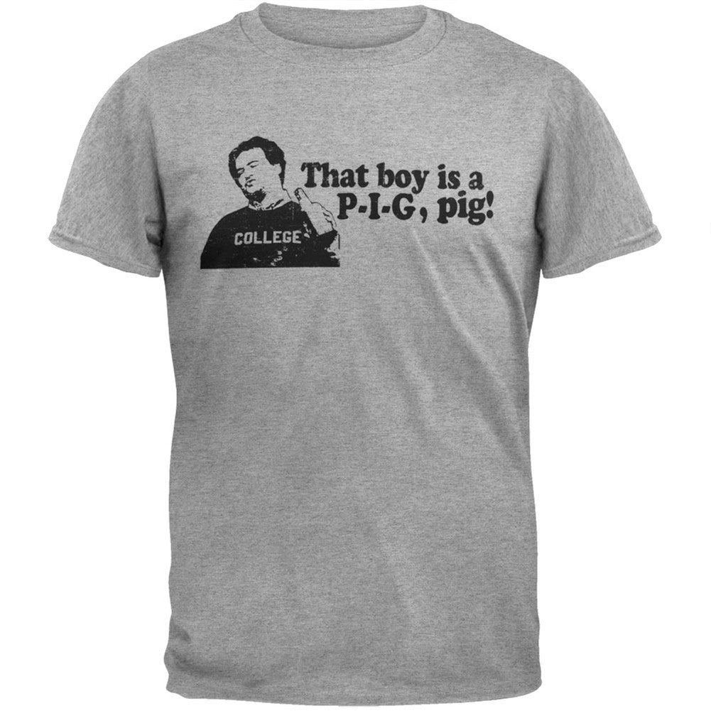 Animal House - Pig T-Shirt Men's T-Shirts Animal House SM Grey