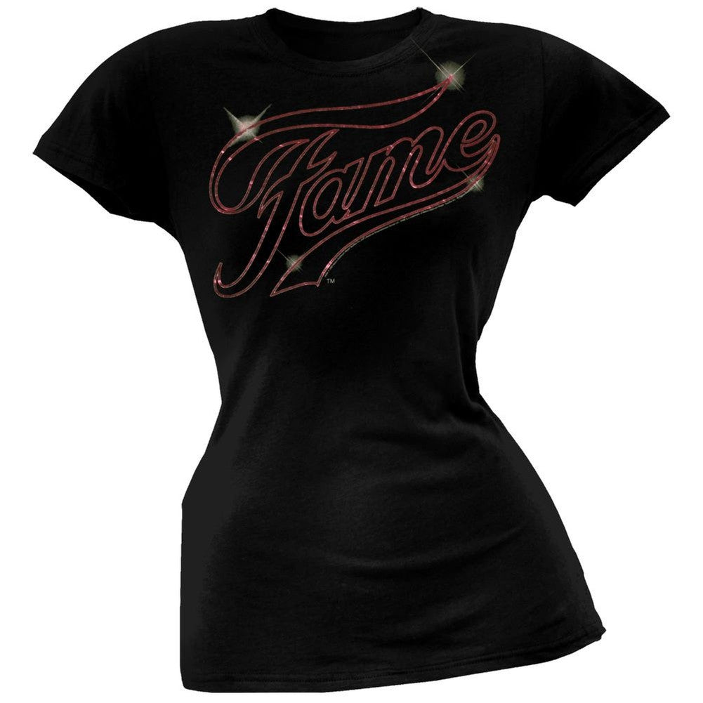Fame - Sparkles Juniors T-Shirt Juniors T-Shirts FAME XS Black
