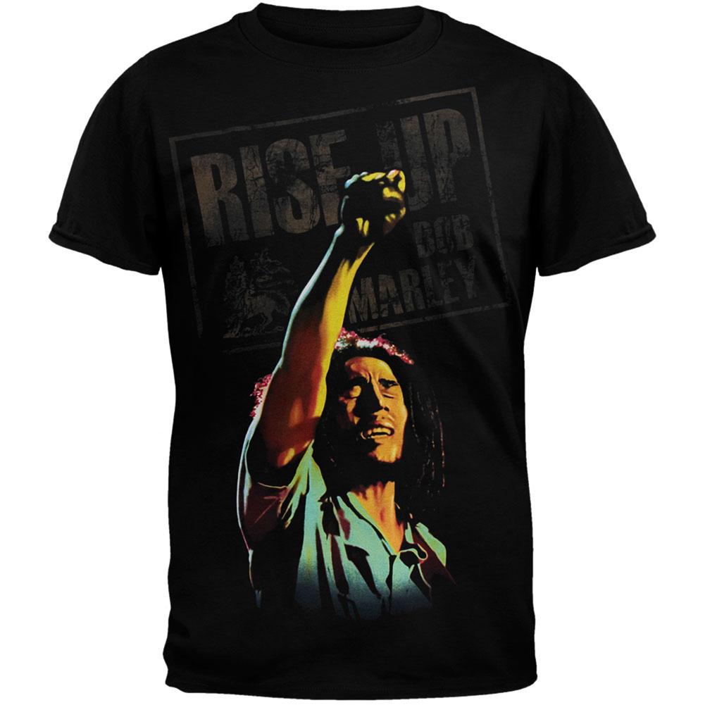 Bob Marley - Arm Up T-Shirt Men's T-Shirts Bob Marley SM Black