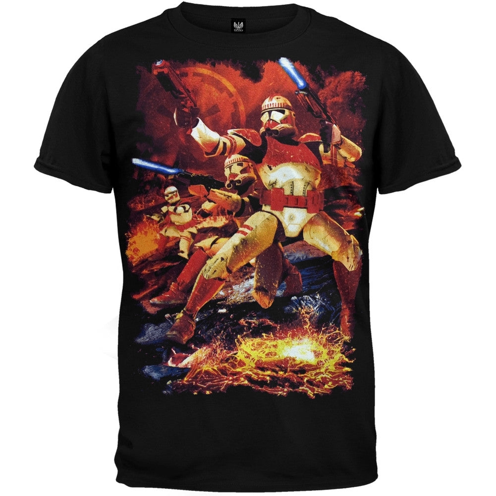 Star Wars - Shock Unleashed T-Shirt Men's T-Shirts Star Wars 2XL Black