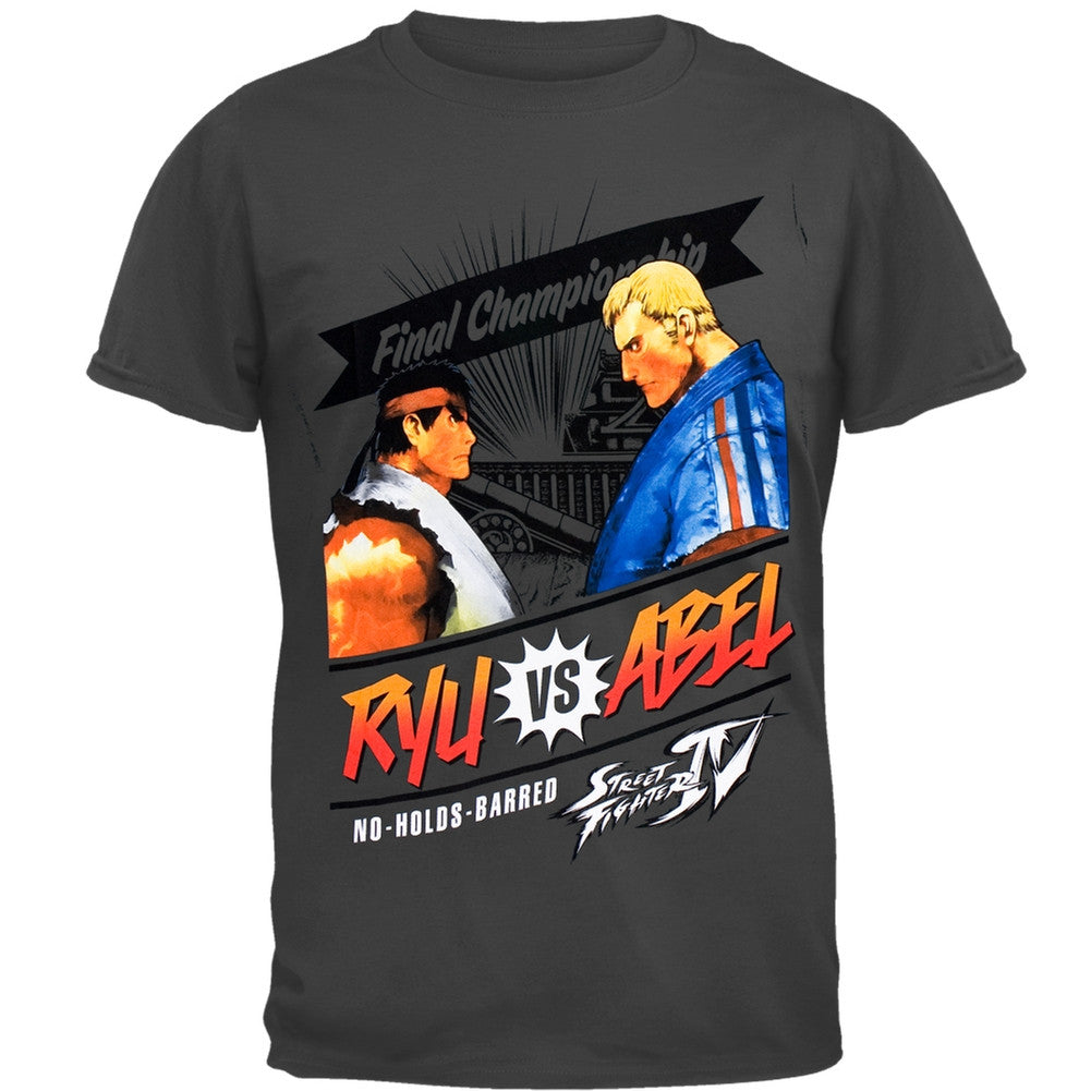 Street Fighter - Forgotten Saga Soft T-Shirt Men's T-Shirts Street Fighter (video game) LG Grey