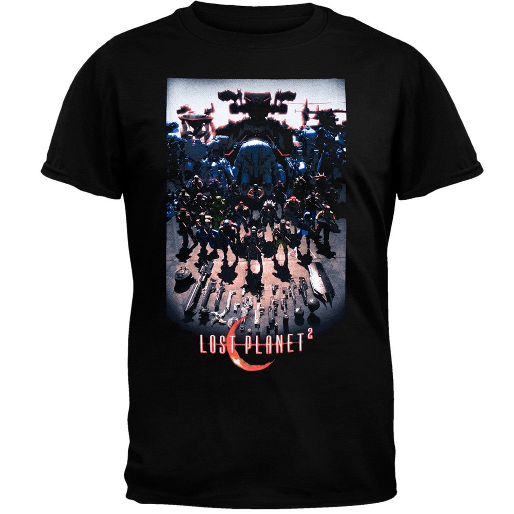 Lost Planet - LP2 Cover Soft T-Shirt Men's T-Shirts Lost Planet 2XL Black