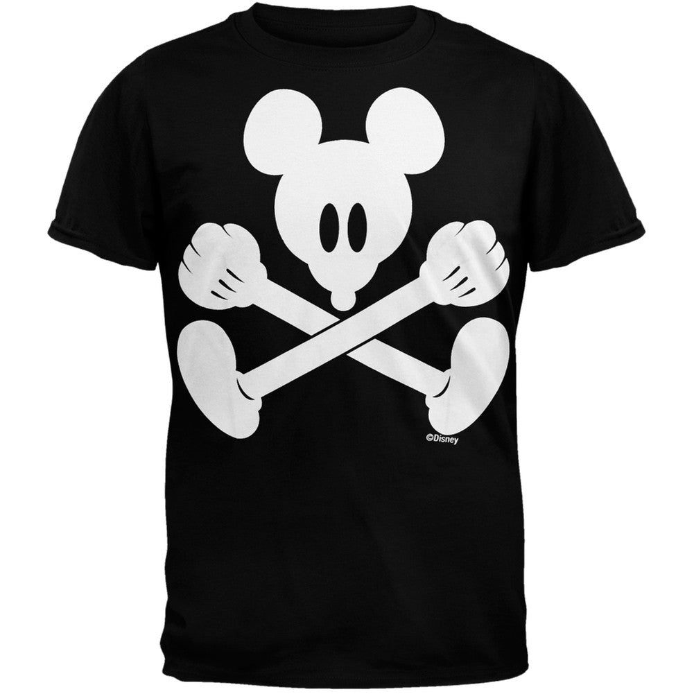 Mickey Mouse - Simple Soft T-Shirt Men's T-Shirts Mickey Mouse SM Black