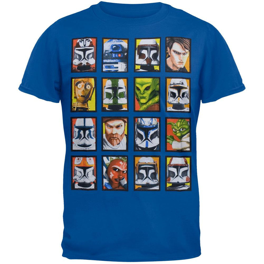 Star Wars - Clone Wars Galactic Idol Youth T-Shirt Youth T-Shirts Star Wars: Clone Wars LG Blue