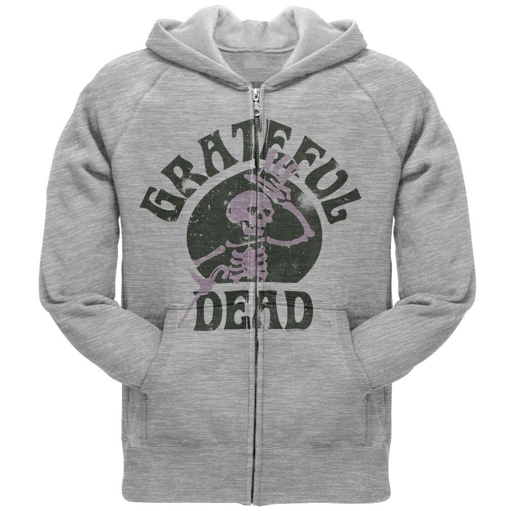 Grateful Dead - Skeleton Zip Hoodie Men's Hoodies Grateful Dead 2XL Grey