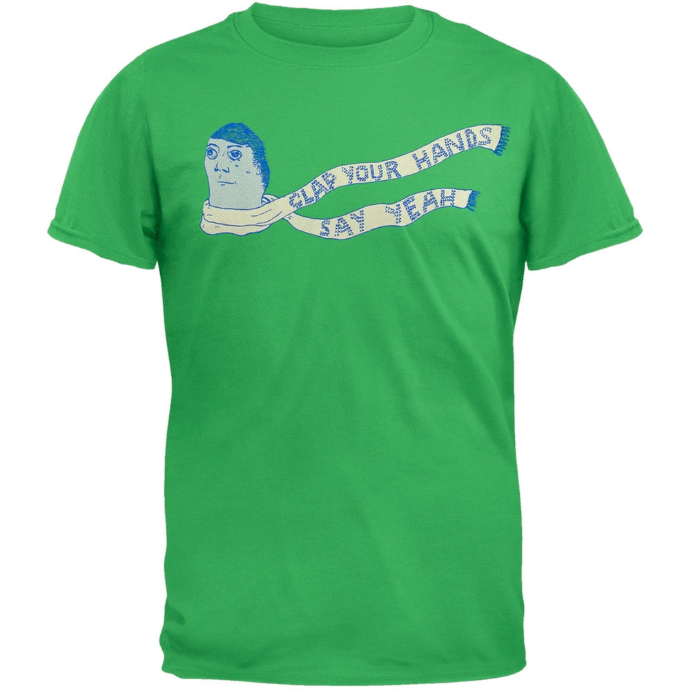 Clap Your Hands Say Yeah - Scarf Boy T-Shirt Men's T-Shirts Clap Your Hands Say Yeah SM Green