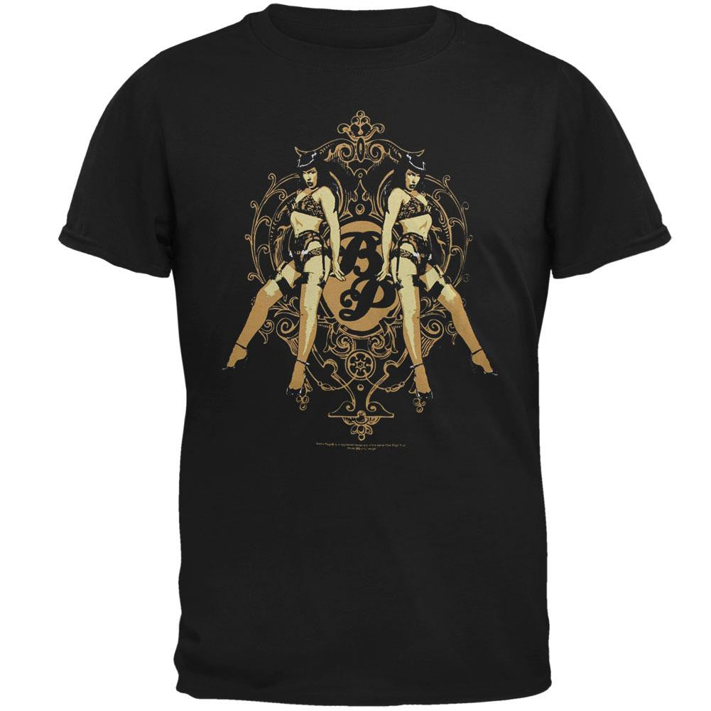 Bettie Page - Seal Soft T-Shirt Men's T-Shirts Bettie Page SM Black