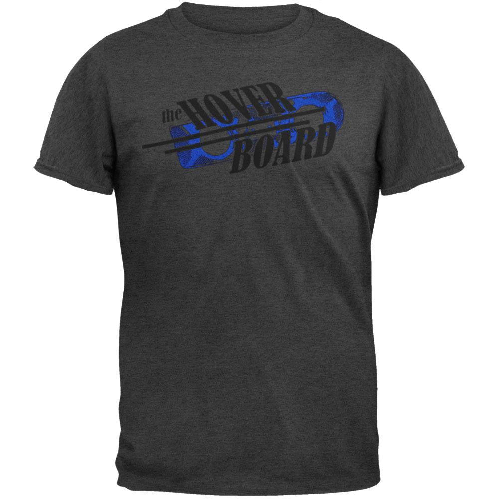 Back To The Future - Hover Board Soft T-Shirt Men's T-Shirts Back To The Future SM Grey