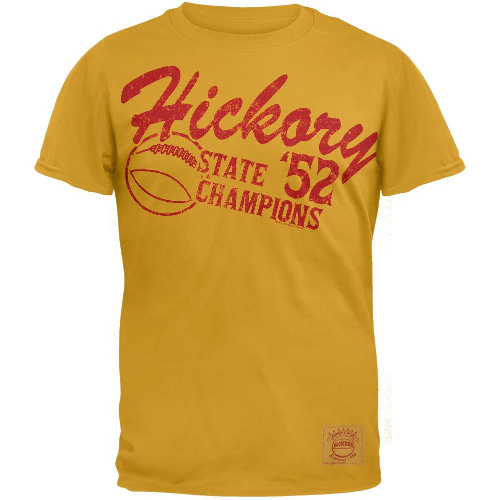 Hoosiers - 52 Champs Soft T-Shirt Men's T-Shirts Hoosiers SM Yellow
