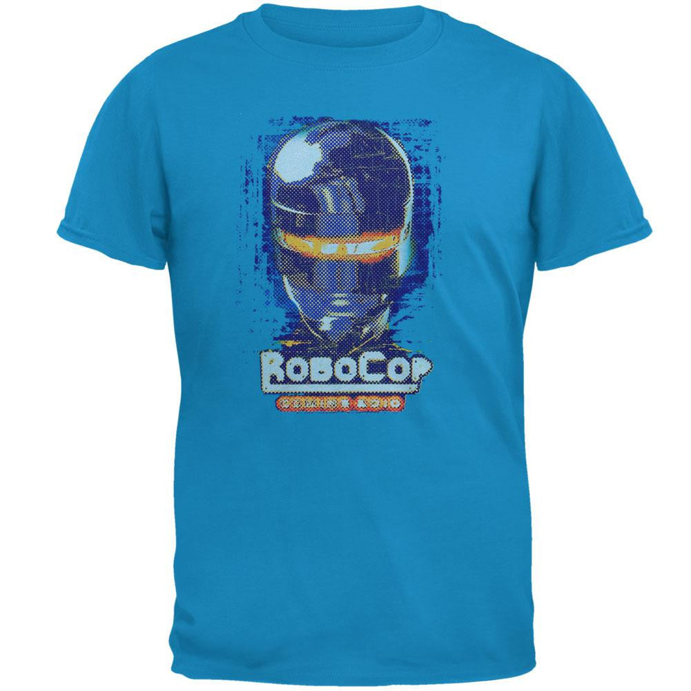 RoboCop - All Cop Soft T-Shirt Men's T-Shirts Robocop 2XL Blue