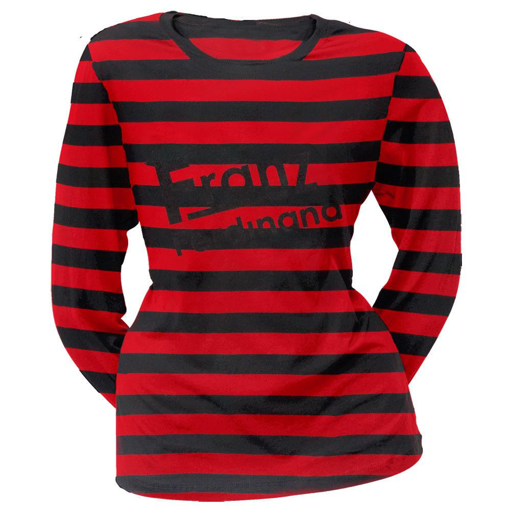 Franz Ferdinand - Flock Logo Juniors Long Sleeve T-Shirt Juniors Long Sleeves Franz Ferdinand OS Black