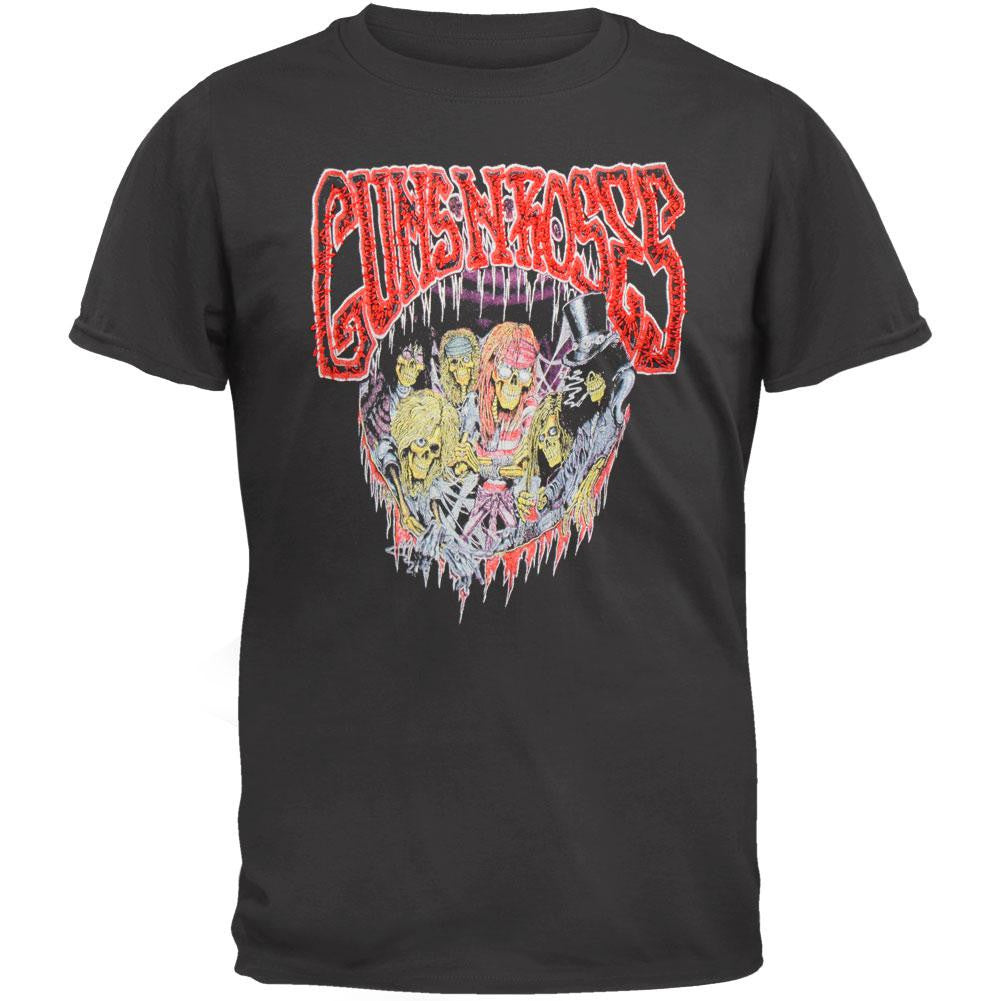 Guns N Roses - Cartoon 92 Tour Premium T-Shirt Men's T-Shirts Guns N' Roses 2XL Black
