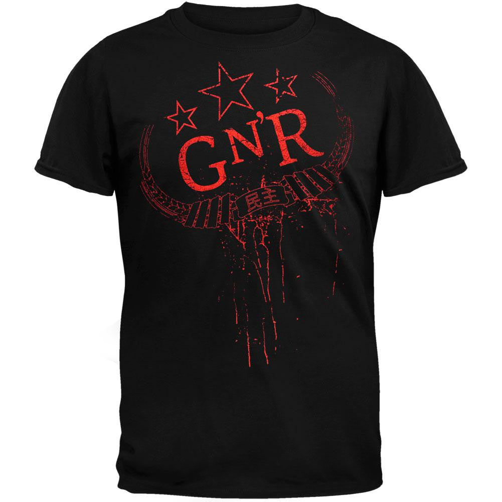 Guns N Roses - Fatigue 09 Tour T-Shirt Men's T-Shirts Guns N' Roses 2XL Black