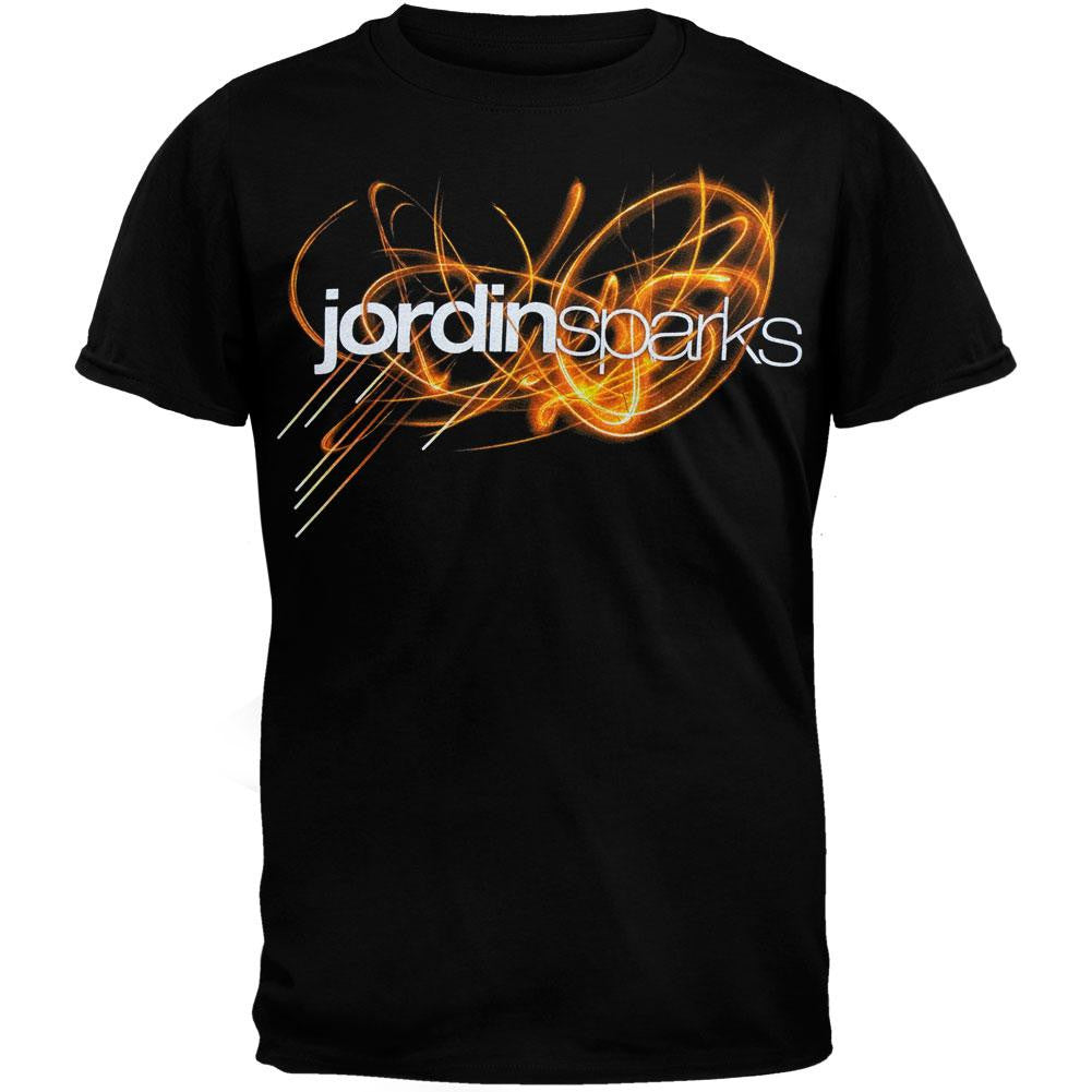 Jordin Sparks - Glow Soft T-Shirt Men's T-Shirts Jordin Sparks LG Black