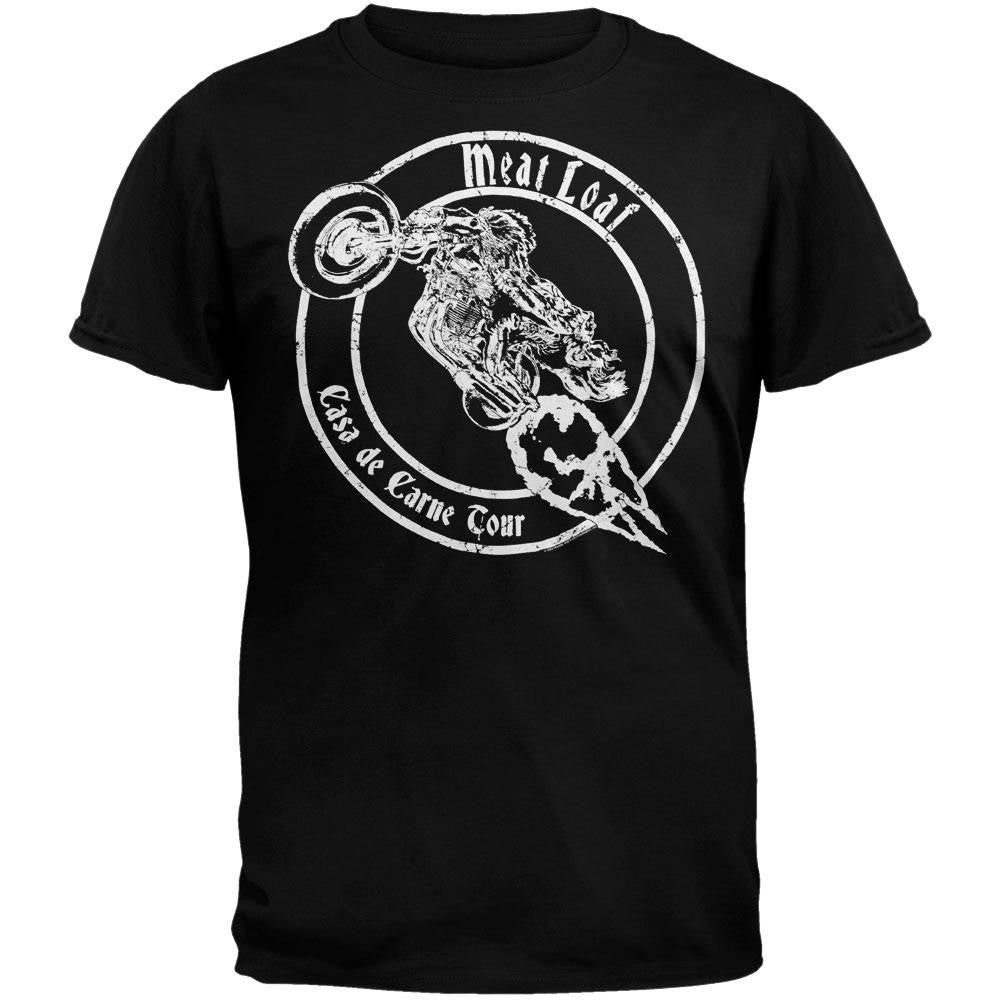 Meat Loaf - Casa De Carne Tour Soft T-Shirt Men's T-Shirts Meat Loaf LG Black