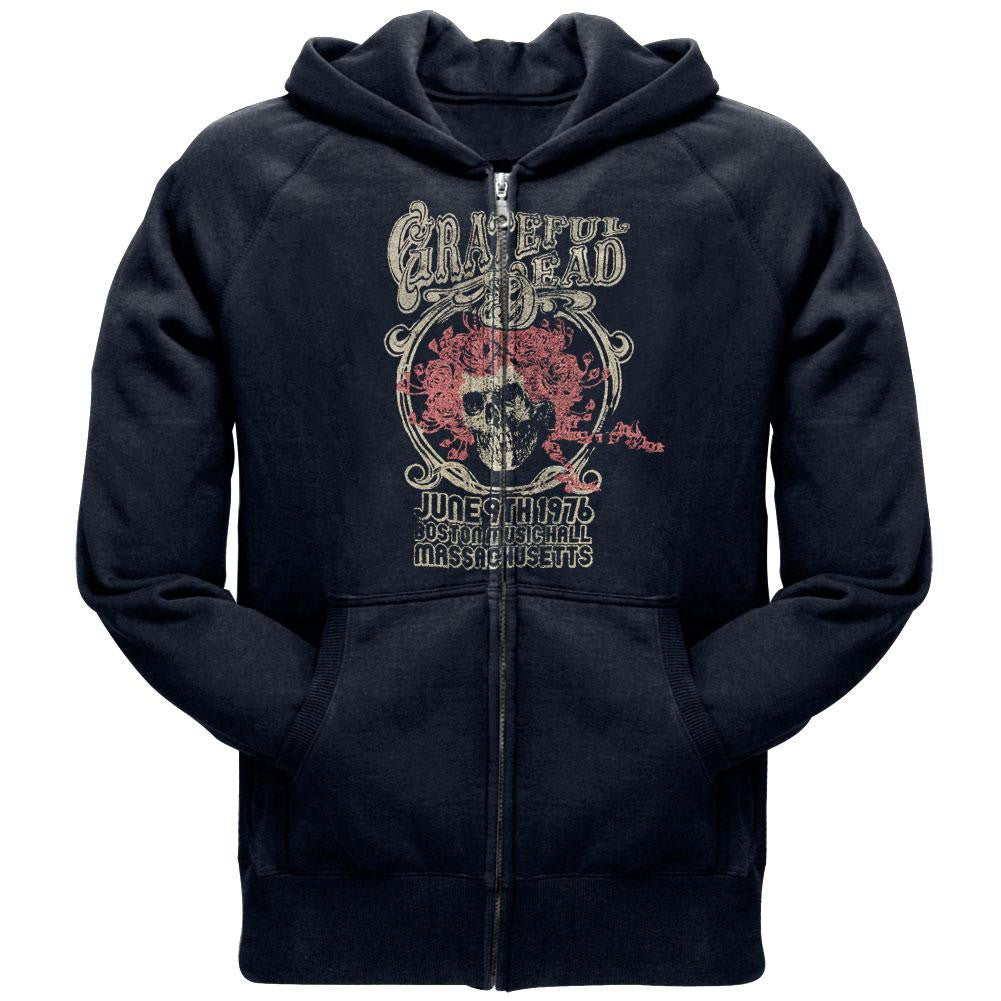 Grateful Dead - Boston Music Hall Zip Hoodie Men's Hoodies Grateful Dead SM Blue