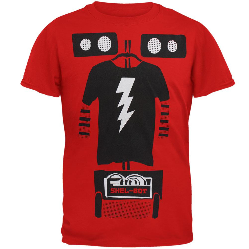 Big Bang Theory - Shel-Bot T-Shirt Men's T-Shirts Big Bang Theory SM Red